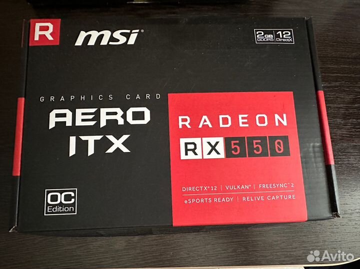 Rx 550 2gb MSI