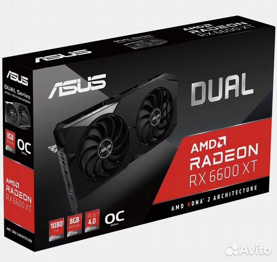 Видеокарта asus Dual Radeon RX 6650 XT 8GB