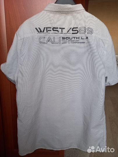 Фирменная мужская рубашка 2XL west surf