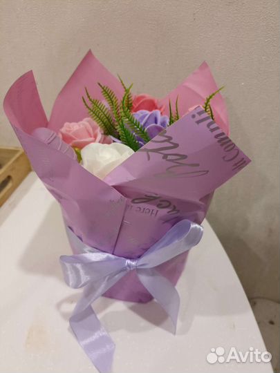 Букет цветов из мыла