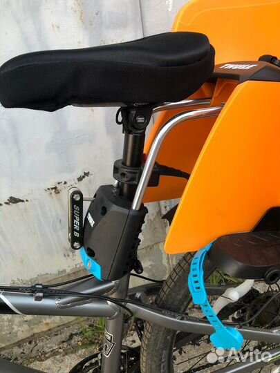 Детское велокресло thule RideAlong New св-серое