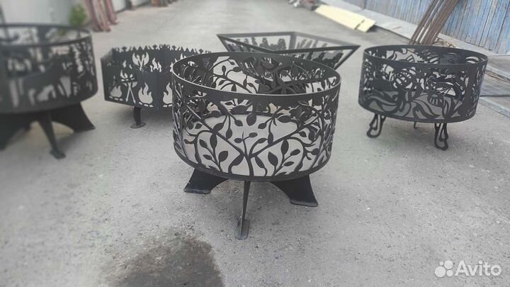 Кострище, костровая чаша Осень