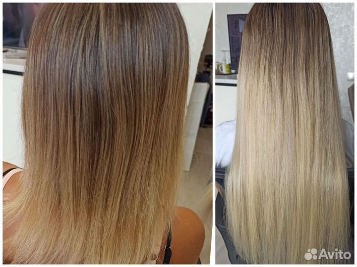 Ультразвуковое микронаращивание волос люкс класса