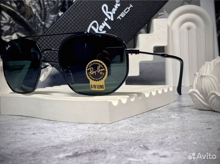 Очки Ray Ban Aviator черные
