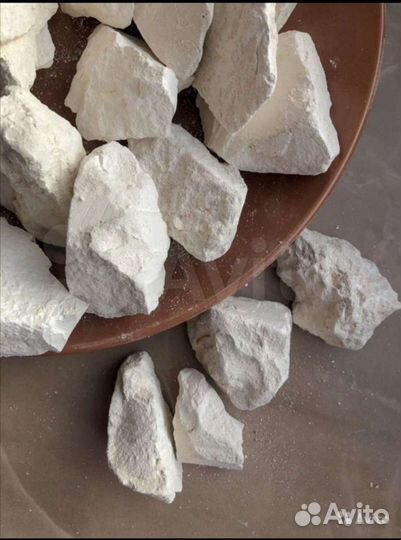 Мел пищевой (природный) и глина
