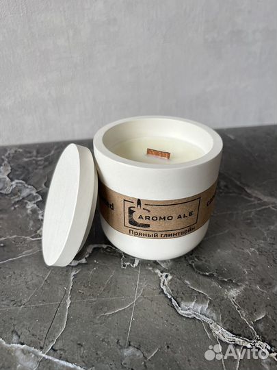 Ароматическая свеча ручной работы