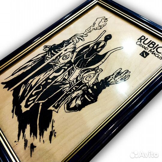 Картина. Dota 2 Rubick. Выжигание