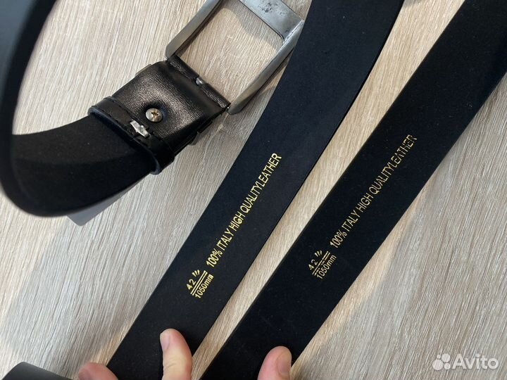 Мужской кожаный ремень