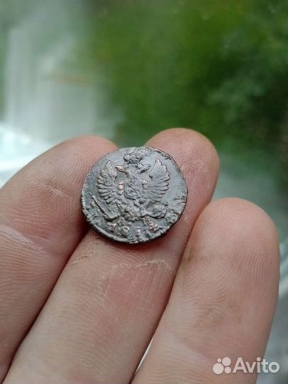 Деньга 1814г км+ 2коп 1830г км