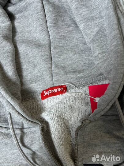 Зип худи Supreme Water Arc FW18 Серая Черная