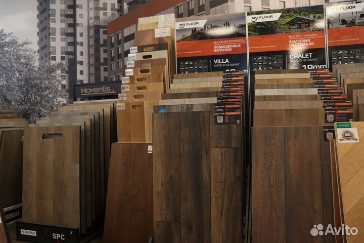 Кварвиниловая плитка / Широкий выбор