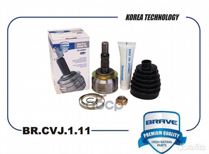 ШРУС chevrolet cruze 09- brcvj111 brave