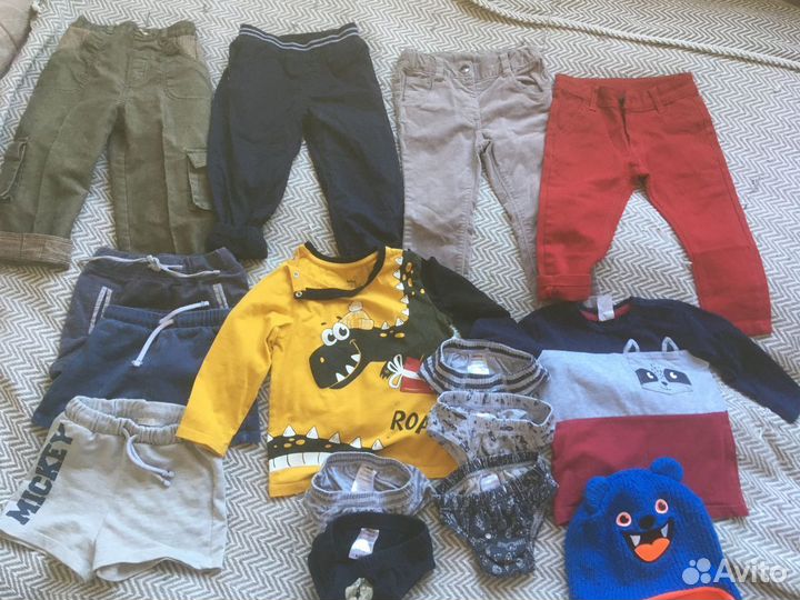 Детские вещи пакетом 1-2 года