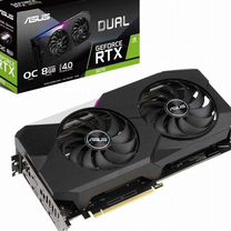 Dual-RTX3070-O8G-V2, Видеокарта Asus nvidia GeForce