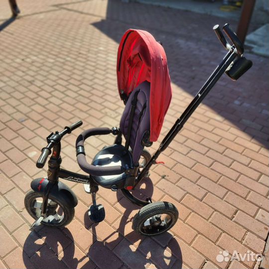 Детский велосипед с родительской ручкой