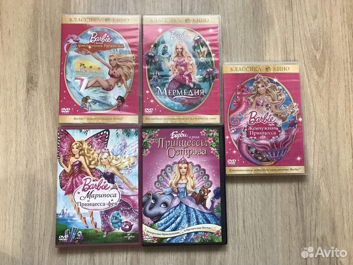 Двд диски Барби
