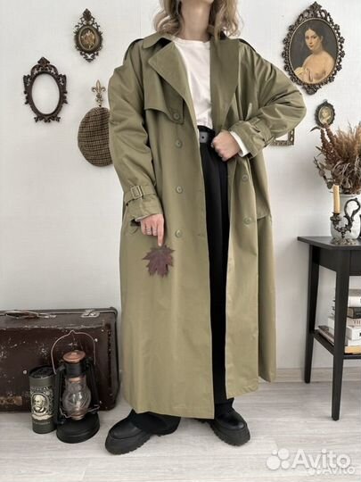 Плащ женский утеплённый винтажный новый