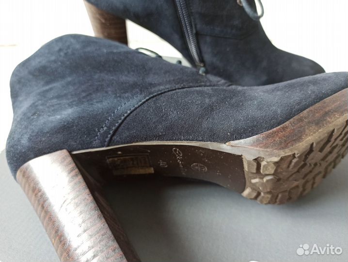 Ботильоны эконика натур замша р 40