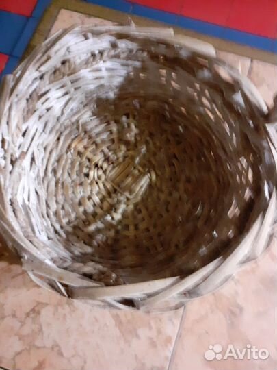 Корзина плетеная бу