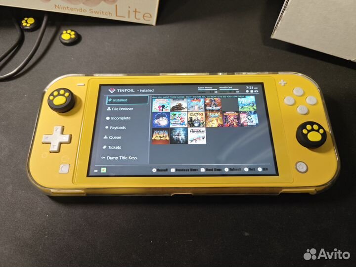 Nintendo switch lite прошитая 128