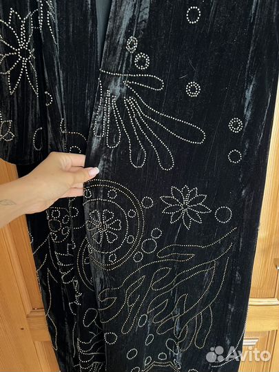 Бархатное кимоно zara