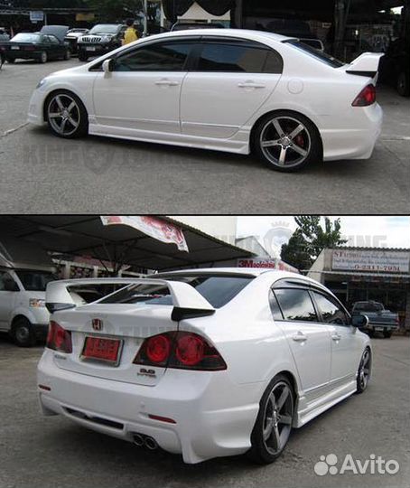 Обвес Honda Civic 4D Hyper Race / Хупер Рейс