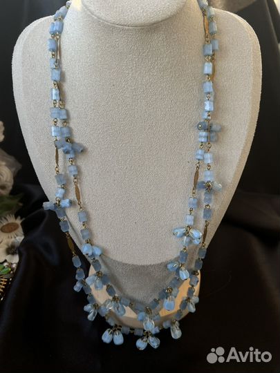 Чешские сатиновые бусы