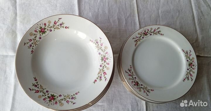 Тарелки Япония времен СССР фарфор