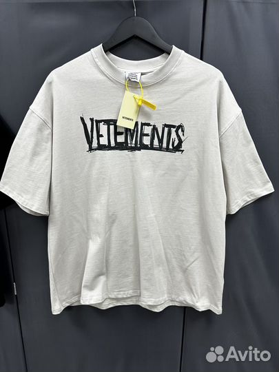 Футболка vetements oversize унисекс (новинка)