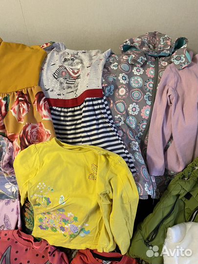 Детские вещи пакетом на девочку 110 116