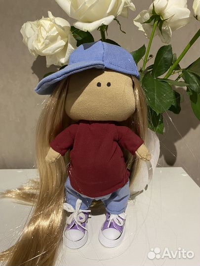 Декоративная кукла ручной работы