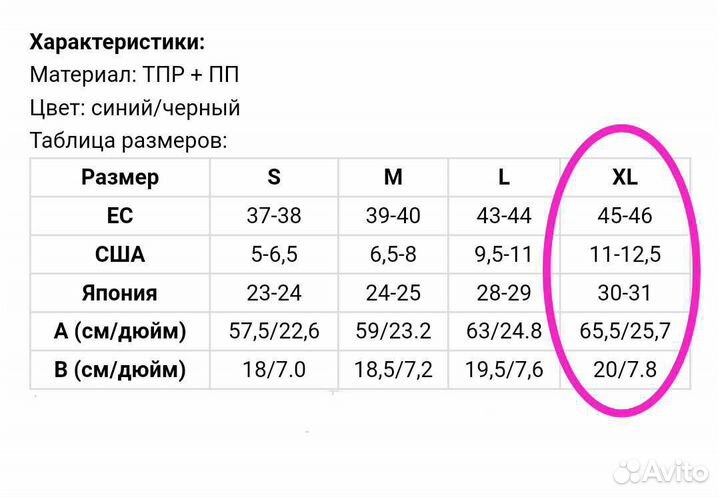 Ласты для плавания