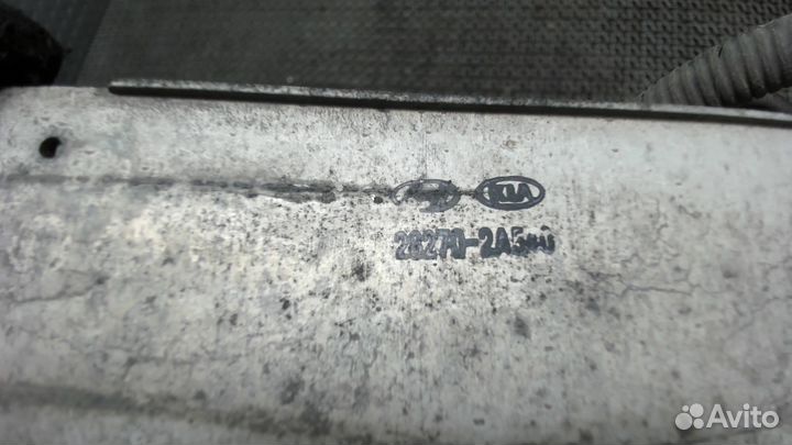 Радиатор интеркулера Hyundai i40 2015, 2016