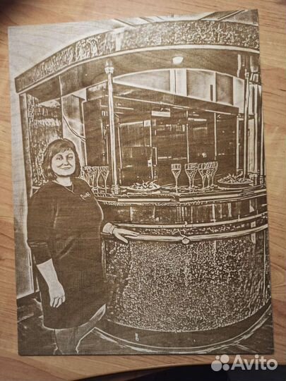 Выжигание портретов и картин по фото на фанере