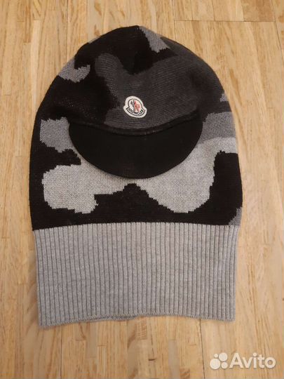 Шапка шлем Балаклава Moncler оригинал шерсть