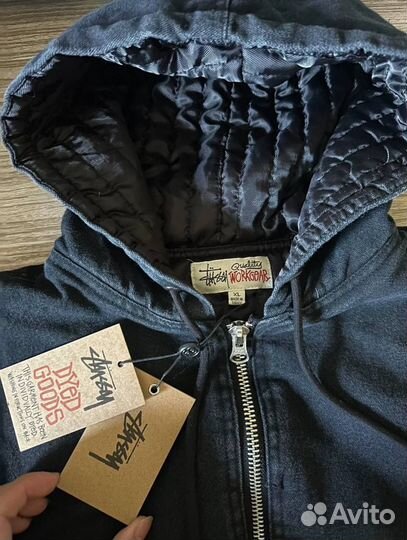Ветровка stussy fw24 work jacket