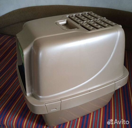 Туалет для кошек закрытый большой