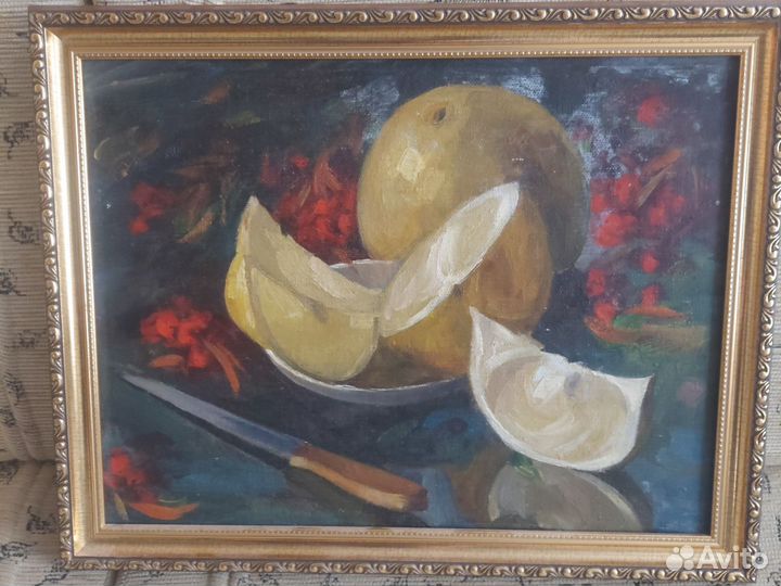 Натюрморт маслом на холсте СССР