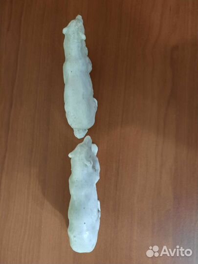 Старинная очень редкая статуэтка белый медведь