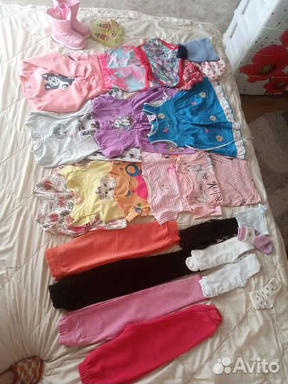Детские вещи на девочку 98 пакетом