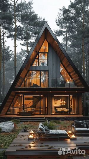 Каркасные дома А-фрейм