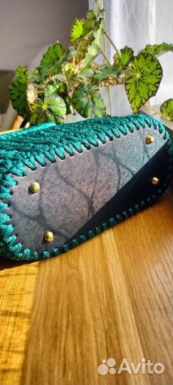 Cумка женская, из полиэфирного шнура, с подкладом