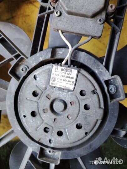 Вентилятор охлаждения радиатора Volkswagen Touareg