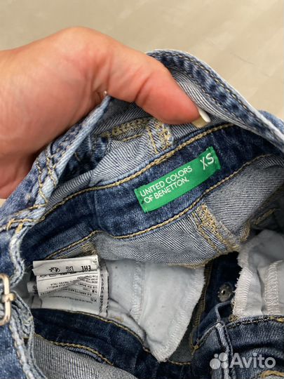 Джинсовый комбинезон benetton