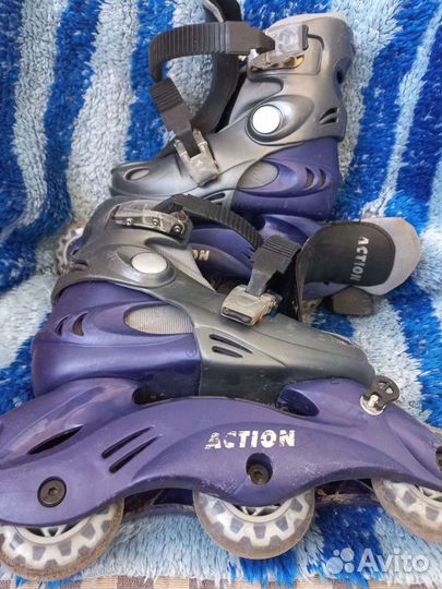 Роликовые коньки детские раздвижные