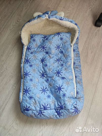 Зимний конверт в коляску