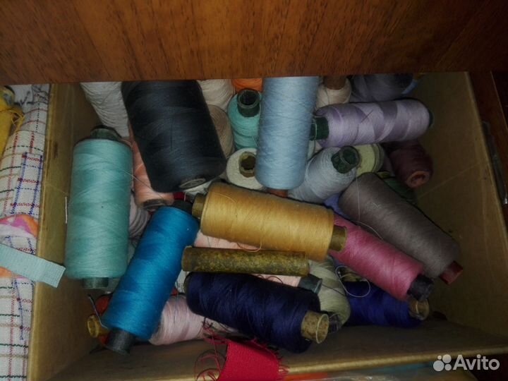 Нитки х/б и другие