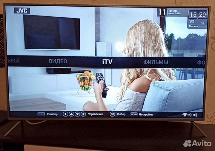 Телевизор LED JVC LT-50M650 черный 50