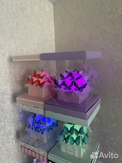 Букеты светящиеся на 8 марта