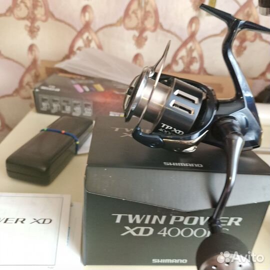 Катушка shimano 21 twin power 4000 pg